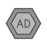 Ad Blocker Icon Design vector
