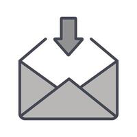 Receive Icon Icon Design vector