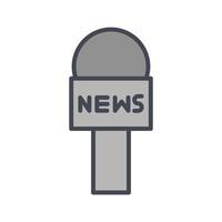News Microphone Icon Design vector