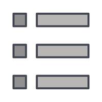 Menu Icon Design vector