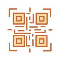 QR Code Reader Icon Design vector