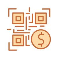 QR Code Payment Icon Design vector