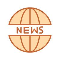 News Website Icon Design vector