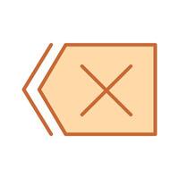 Delete Icon Design vector