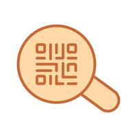 QR Code App Icon Design vector