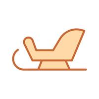 Sleigh Icon Design vector