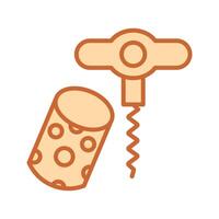 Wine Cork Icon Design vector