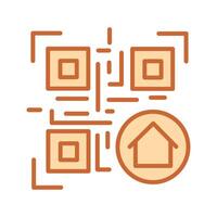 QR Code Menu Icon Design vector