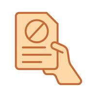 Resignation Icon Design vector
