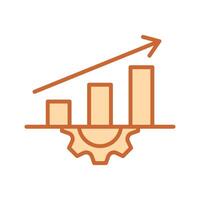 Performance Metrics Icon Design vector