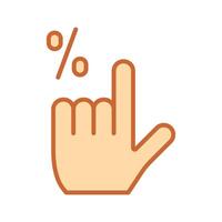 Click Through Rate Icon Design vector