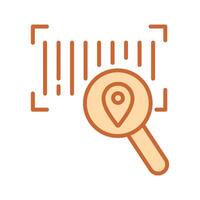 Barcode Tracking Icon Design vector