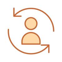 Retargeting Icon Design vector