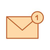 New Message Icon Design vector