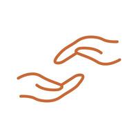 Supportive Hand Icon Design vector