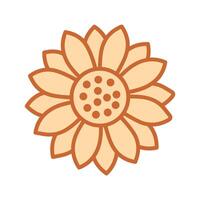 Sunflower Icon Design vector