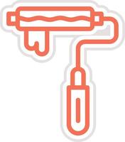 Paint roller Icon Design Illustration vector
