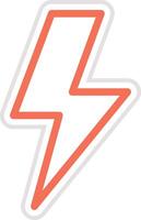 Lightning Icon Design Illustration vector
