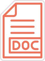 DOC Icon Design Illustration vector