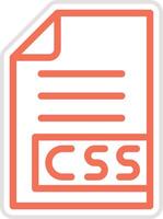 CSS Icon Design Illustration vector