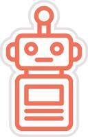 Robot Icon Design Illustration vector