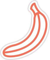 Banana Icon Design Illustration vector