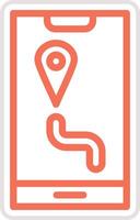 Map Icon Design Illustration vector