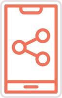 Share Icon Design Illustration vector