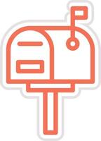 Mailbox Icon Design Illustration vector