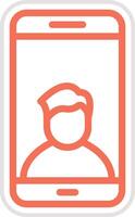 call Icon Design Illustration vector