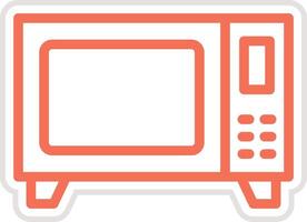 Microwave Icon Design Illustration vector