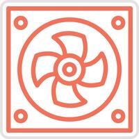 Fan Icon Design Illustration vector