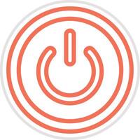 Power Button Icon Design Illustration vector