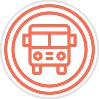 Bus stop Icon Design Illustration vector