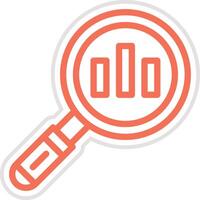 Data analytic Icon Design Illustration vector