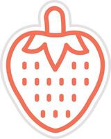 Strawberry Icon Design Illustration vector