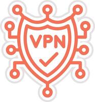 Vpn Icon Design Illustration vector