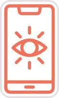 Vision Icon Design Illustration vector