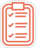 List Icon Design Illustration vector