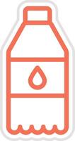 Water bottle Icon Design Illustration vector