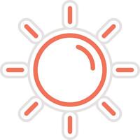 Sun Icon Design Illustration vector