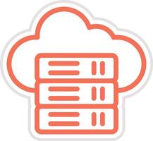 Database Icon Design Illustration vector