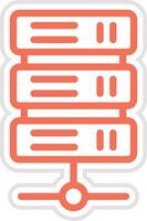 Server Icon Design Illustration vector
