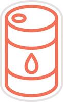 Barrel Icon Design Illustration vector