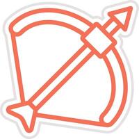 Bow Icon Design Illustration vector