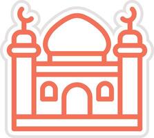 Minaret Icon Design Illustration vector