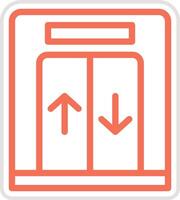 Lift Icon Design Illustration vector