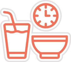 Fasting Icon Design Illustration vector
