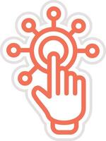 Interactivity Icon Design Illustration vector