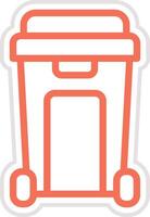 Recycle bin Icon Design Illustration vector